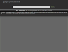 Tablet Screenshot of media.juegospornox.com